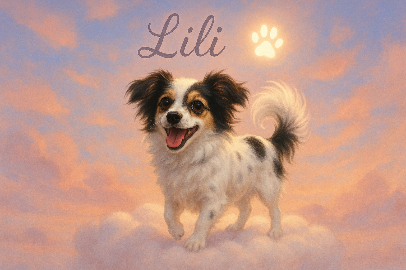 Lili auf ihrer Wolke